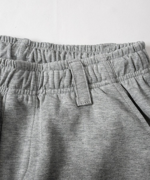 JOHN'S CLOSET(ジョンズクローゼット)の「【31】スプレー加工 カーブシルエットポンチスウェットパンツ ドローコード付き(スウェットパンツ・メンズ・ブラック/杢グレー・MEDIUM/LARGE)」の4枚目の写真