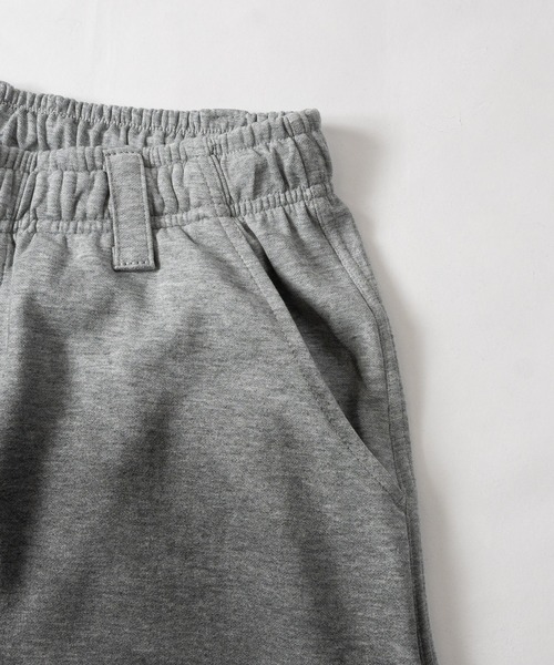 JOHN'S CLOSET(ジョンズクローゼット)の「【31】スプレー加工 カーブシルエットポンチスウェットパンツ ドローコード付き(スウェットパンツ・メンズ・ブラック/杢グレー・MEDIUM/LARGE)」の5枚目の写真