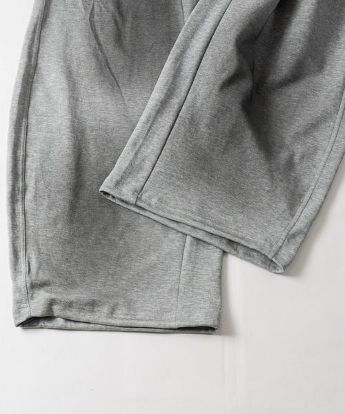 JOHN'S CLOSET(ジョンズクローゼット)の「【31】スプレー加工 カーブシルエットポンチスウェットパンツ ドローコード付き(スウェットパンツ・メンズ・ブラック/杢グレー・MEDIUM/LARGE)」の7枚目の写真
