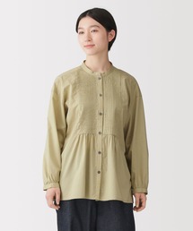 無印良品 | 婦人 綿ピンタック 長袖ブラウス(シャツ/ブラウス)