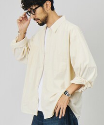 HINSON（ヒンソン）の「HINSON/ヒンソン 別注 シャンブレー ワーク ロングスリーブシャツ/リラックスフィット（シャツ/ブラウス）」