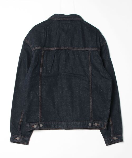 GUESS JEANS(ゲスジーンズ)の「GUESS JEANS Oversize Trucker Jacket デニムジャケット(デニムジャケット・メンズ・ワンウォッシュ・LARGE/SMALL/MEDIUM/X-LARGE/XX-LARGE)」の3枚目の写真