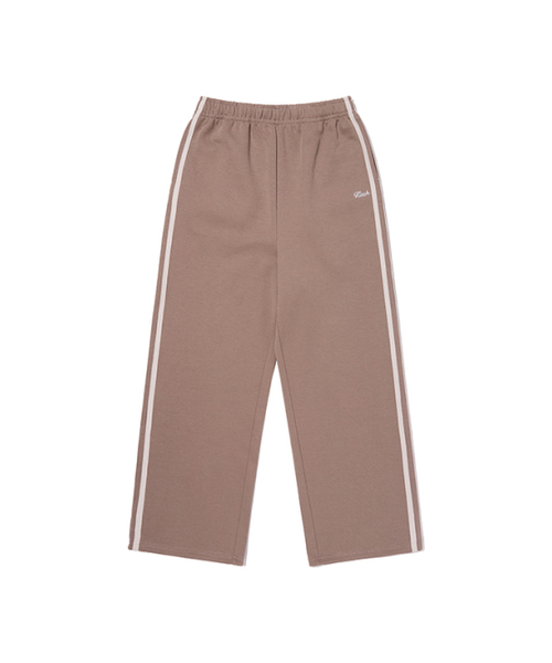 KIRSH（キルシー）の「ラインディテールトラックパンツ[ブラウン]（カーディガン/ボレロ・レディース・その他・MEDIUM/SMALL）」の2枚目の写真