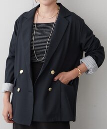 【SETUP対応】オンオフ万能 金ボタンテーラージャケット