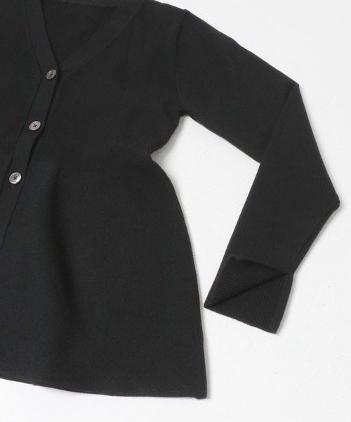 URBAN RESEARCH ROSSO WOMEN(アーバンリサーチ ロッソ)の「カシミヤシルク混ペプラムニットアップ(ニット/セーター・レディース・ブラック/ライトベージュ・FREE)」の6枚目の写真