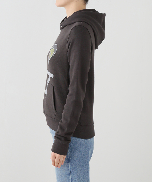 OPEN Yy（オープンワイワイ）の「Geek Office / ギークオフィス OPEN YY Knitted I LOVE YY FIT HOODIE（パーカー・レディース・ブラック・MEDIUM）」の9枚目の写真