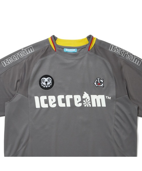 ICECREAM（アイスクリーム）の「FOOTBALL  FOOTBALL  SHIRTS（Tシャツ/カットソー・メンズ・グレー/ブルー・X-LARGE/LARGE/MEDIUM/SMALL）」の5枚目の写真