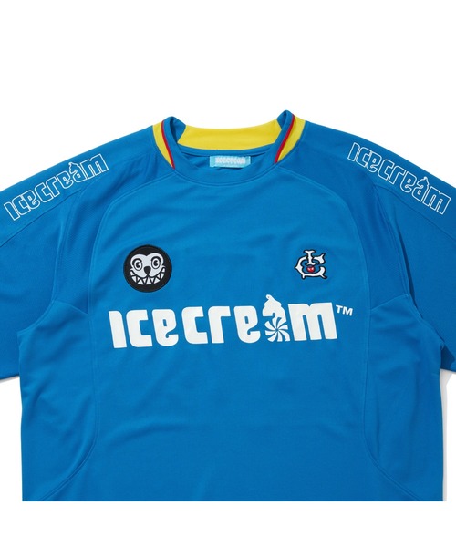 ICECREAM（アイスクリーム）の「FOOTBALL  FOOTBALL  SHIRTS（Tシャツ/カットソー・メンズ・グレー/ブルー・X-LARGE/LARGE/MEDIUM/SMALL）」の6枚目の写真