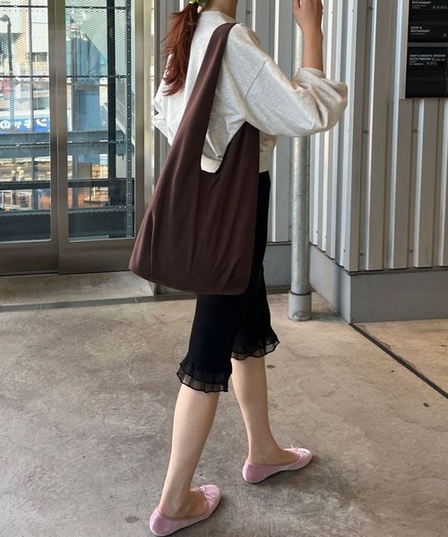 LOWRYS FARM(ローリーズファーム)の「Tote bag 1056921(トートバッグ・レディース・ベージュ/ブラウン・FREE)」の2枚目の写真