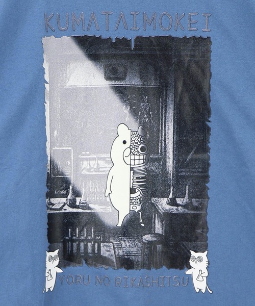 ScoLar Parity(スカラーパリティ)の「363116:理科室のヒ・ミ・ツ柄 蓄光プリントTシャツ(Tシャツ/カットソー・レディース・ブルー/グレー/ブラック・M)」の17枚目の写真