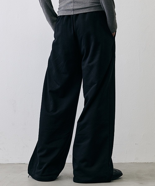 Shoowtime（ショウタイム）の「Military Napoleon Button Wide Sweatpants / ミリタリー ナポレオンボタン ワイドスウェットパンツ（スウェットパンツ・メンズ・ブラック/グレー・MEDIUM/LARGE/X-LARGE/SMALL）」の12枚目の写真