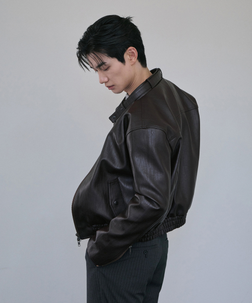 LAURANTSEOUL(ローランソウル)の「モダンレーサーレザーブルゾン(ブラウン)(ライダースジャケット・レディース・ブラウン・MEDIUM/LARGE)」の3枚目の写真