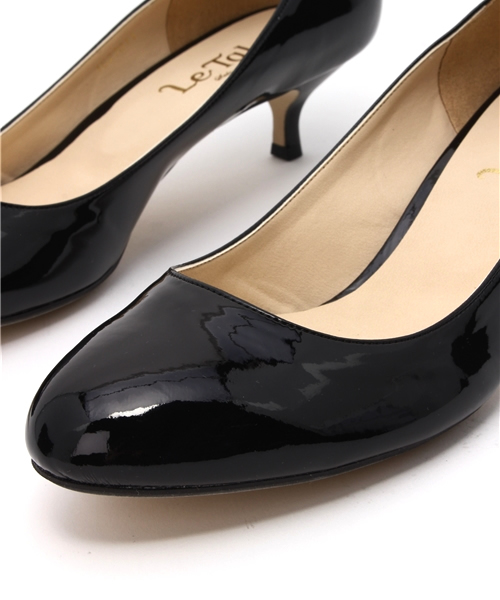 LE TALON(ルタロン)の「4cmエナメルプレーンパンプス◆(パンプス・レディース・ブラック/ピンク系その他/ベージュ・35/38/37.5/36/35.5/37/36.5/38.5)」の5枚目の写真
