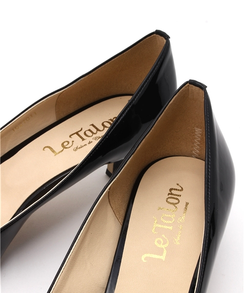 LE TALON(ルタロン)の「4cmエナメルプレーンパンプス◆(パンプス・レディース・ブラック/ピンク系その他/ベージュ・35/38/37.5/36/35.5/37/36.5/38.5)」の6枚目の写真