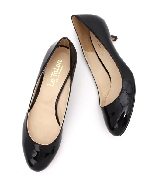 LE TALON(ルタロン)の「4cmエナメルプレーンパンプス◆(パンプス・レディース・ブラック/ピンク系その他/ベージュ・35/38/37.5/36/35.5/37/36.5/38.5)」の8枚目の写真