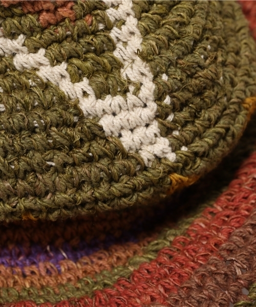 チャイハネ（チャイハネ）の「【チャイハネ】スター★HEMP＆COTTONハット（ハット・レディース・パープル/ナチュラル/カーキ・FREE）」の8枚目の写真