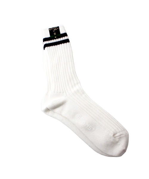 BEAMS PLUS（ビームスプラス）の「BEAMS PLUS / スクールボーイソックス（ソックス/靴下・メンズ・ホワイト/グレー/ネイビー・ONE SIZE）」の2枚目の写真