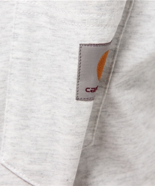Carhartt WIP（カーハートダブリューアイピー）の「S/S POCKET T-SHIRT（Tシャツ/カットソー・メンズ・ネイビー/ヘザーグレー/ブラック/ホワイト/ライトグリーン/ライトピンク/ライトブルー/イエロー/ブルー系その他/グレー/カーキ・SMALL/LARGE/MEDIUM/X-SMALL/XX-LARGE/X-LARGE）」の13枚目の写真