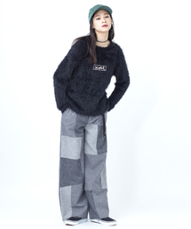 X-girl | PATCHWORK WOOL WIDE PANTS(その他パンツ)