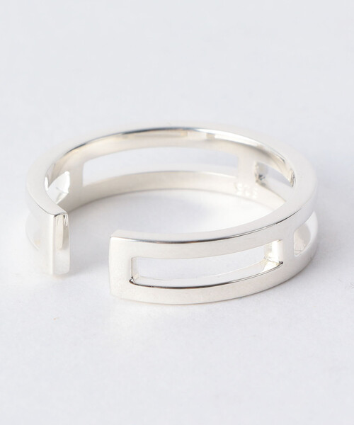 BEAUTY&YOUTH UNITED ARROWS（ビューティーアンドユースユナイテッドアローズ）の「BY シルバー フレーム リング（リング・メンズ・シルバー・11/19/17/15 /21）」の2枚目の写真