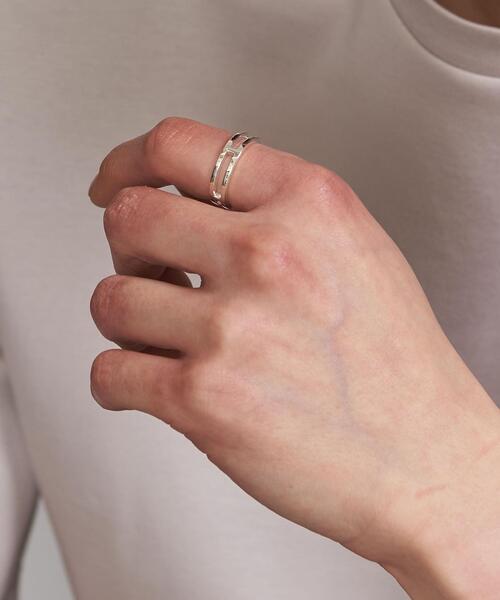 BEAUTY&YOUTH UNITED ARROWS（ビューティーアンドユースユナイテッドアローズ）の「BY シルバー フレーム リング（リング・メンズ・シルバー・11/19/17/15 /21）」の4枚目の写真