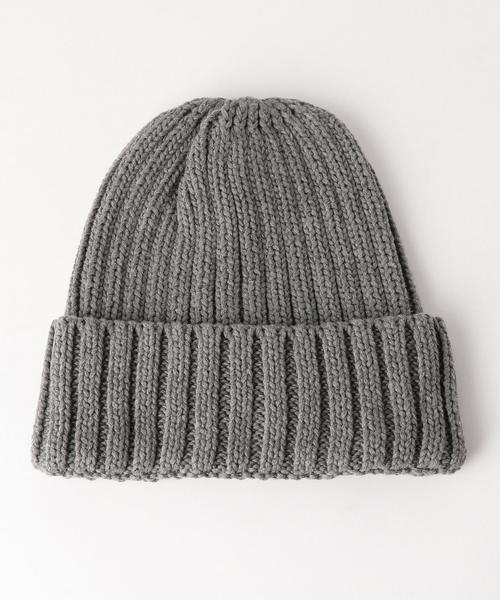 coen（コーエン）の「コットンニットキャップ（ニットキャップ/ビーニー・メンズ・レッド/イエロー/ケリー/コバルトブルー/オフホワイト/ブラック/グレー/ネイビー・FREE）」の4枚目の写真