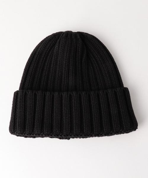 coen（コーエン）の「コットンニットキャップ（ニットキャップ/ビーニー・メンズ・レッド/イエロー/ケリー/コバルトブルー/オフホワイト/ブラック/グレー/ネイビー・FREE）」の3枚目の写真
