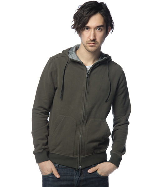 BRILLA per il gusto（ブリッラペルイルグースト）の「PAOLO PECORA / フルジップパーカー（パーカー・メンズ・ブラック系その他/オリーブ・SMALL/MEDIUM/LARGE）」の2枚目の写真