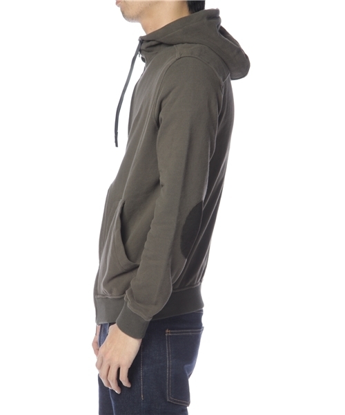 BRILLA per il gusto（ブリッラペルイルグースト）の「PAOLO PECORA / フルジップパーカー（パーカー・メンズ・ブラック系その他/オリーブ・SMALL/MEDIUM/LARGE）」の3枚目の写真