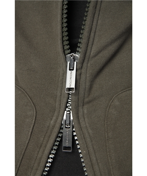 BRILLA per il gusto（ブリッラペルイルグースト）の「PAOLO PECORA / フルジップパーカー（パーカー・メンズ・ブラック系その他/オリーブ・SMALL/MEDIUM/LARGE）」の15枚目の写真