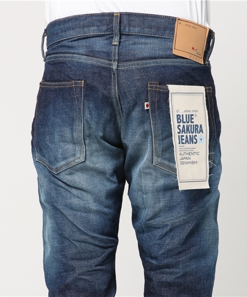 BLUE SAKURA(ブルーサクラ)の「402XXA STILL 3D(タイトストレート)(デニムパンツ・メンズ・インディゴブルー・30inch/28inch)」の6枚目の写真