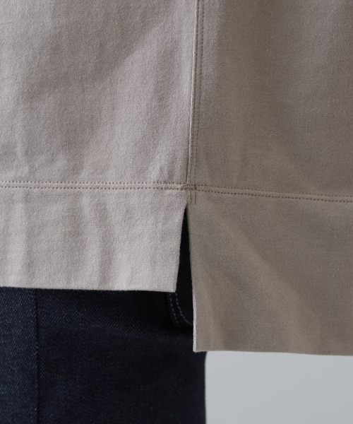 STUDIOUS（ステュディオス）の「【STUDIOUS】オーバーサイズコーマポケットT（Tシャツ/カットソー・メンズ・ブルー/ホワイト/ブラック/ベージュ/ピンク・2/1/3）」の16枚目の写真