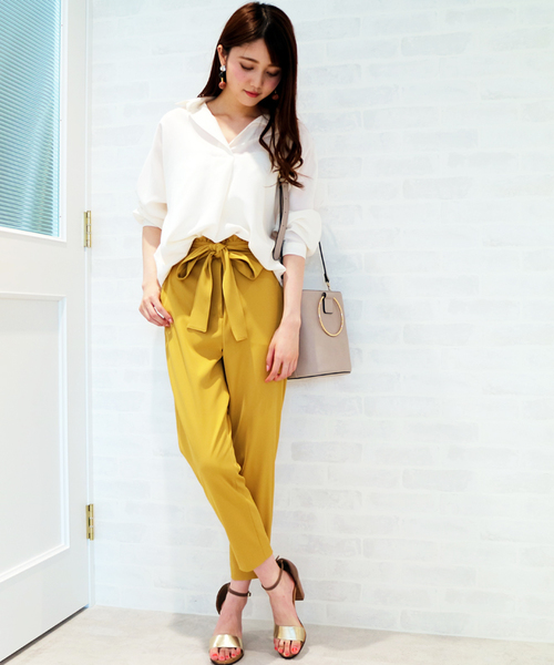 N.（N. Natural Beauty Basic）（エヌエヌナチュラルビューティーベーシック）の「フロントタックスキッパー（シャツ/ブラウス・レディース・ブラウン/ホワイト系その他/グレー/カーキ/ホワイト・MEDIUM）」の15枚目の写真