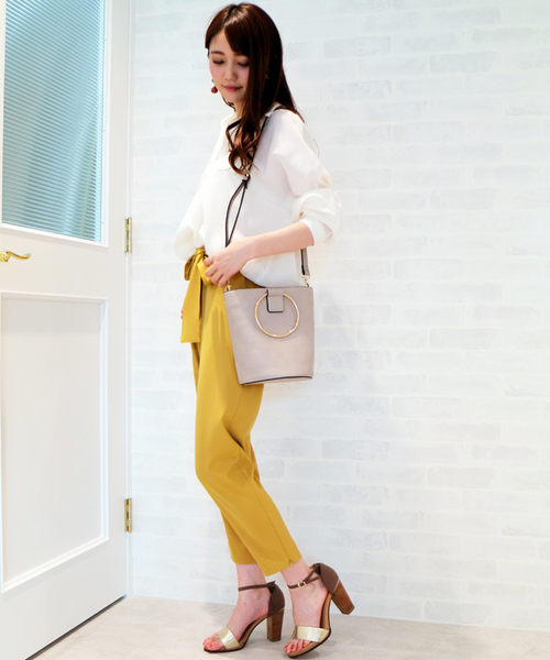 N.（N. Natural Beauty Basic）（エヌエヌナチュラルビューティーベーシック）の「フロントタックスキッパー（シャツ/ブラウス・レディース・ブラウン/ホワイト系その他/グレー/カーキ/ホワイト・MEDIUM）」の16枚目の写真