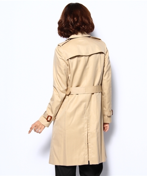 BEAUTY&YOUTH UNITED ARROWS(ビューティーアンドユースユナイテッドアローズ)の「BYTU 80/3 スビントレンチ Å◆(トレンチコート・レディース・ベージュ・36/38/40)」の3枚目の写真