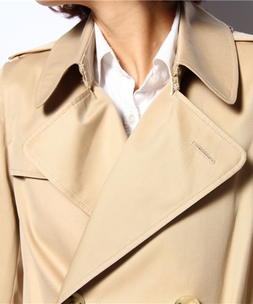BEAUTY&YOUTH UNITED ARROWS(ビューティーアンドユースユナイテッドアローズ)の「BYTU 80/3 スビントレンチ Å◆(トレンチコート・レディース・ベージュ・36/38/40)」の5枚目の写真