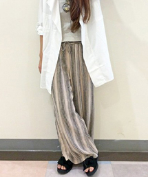 LBC | リネンレーヨンワイドパンツ             (その他パンツ)