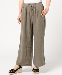 LBC | リネンレーヨンワイドパンツ             (その他パンツ)