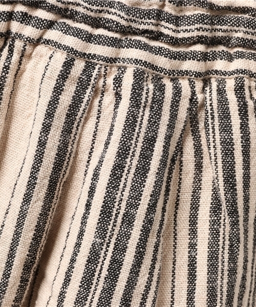 LBC（エルビーシー）の「リネンレーヨンワイドパンツ             （その他パンツ・レディース・オフホワイト/ダークグリーン・MEDIUM/LARGE）」の10枚目の写真