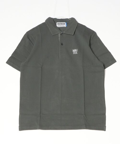 DOUBLE STEAL(ダブルスティール)の「Stripe Bandana POLO ポロシャツ(ポロシャツ・メンズ・ホワイト/ブラック/カーキ・LARGE/MEDIUM/X-LARGE)」の3枚目の写真