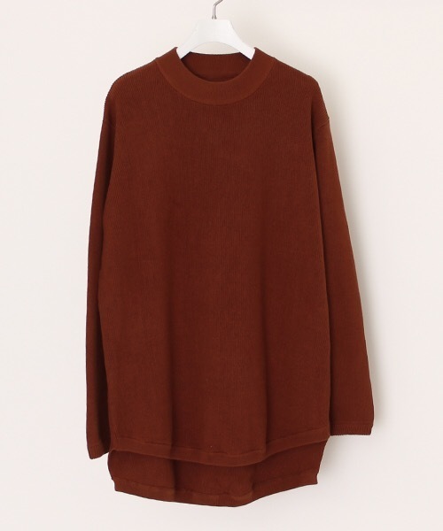 NUMBER (N)INE(ナンバーナイン)の「【NUMBER (N)INE】≪STUDIOUS限定≫別注ラウンドへムロングクルーネックニット(ニット/セーター・メンズ・ネイビー/グレー/テラコッタ・1/2/3)」の17枚目の写真