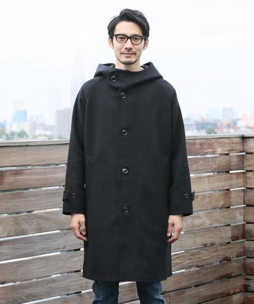 coen（コーエン）の「ウールリバーフードコート（その他アウター