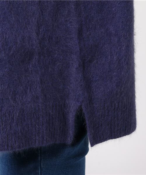 RIVE DROITE(リヴドロワ)の「ラクーンミドル丈カーディガン(カーディガン/ボレロ・レディース・パープル/その他11/ミント・FREE)」の5枚目の写真