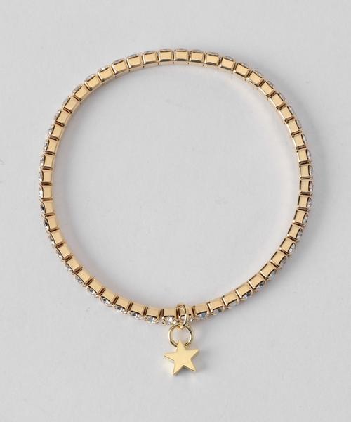 SHIPS for women（シップスフォーウィメン）の「ゴム ブレスレット（ブレスレット・レディース・ライトホワイト/オフホワイト/ブラック/ブラウン系その他/レッド/ブルー/ピンク/グリーン/パープル/グレー/ピンク系その他/オレンジ/ライトブルー/ホワイト/ダークグレー/ワイン/ネイビー・ONE SIZE）」の3枚目の写真