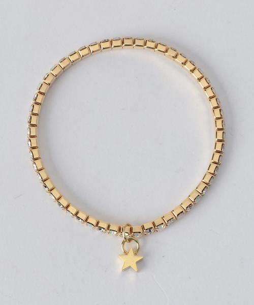 SHIPS for women（シップスフォーウィメン）の「ゴム ブレスレット（ブレスレット・レディース・ライトホワイト/オフホワイト/ブラック/ブラウン系その他/レッド/ブルー/ピンク/グリーン/パープル/グレー/ピンク系その他/オレンジ/ライトブルー/ホワイト/ダークグレー/ワイン/ネイビー・ONE SIZE）」の2枚目の写真