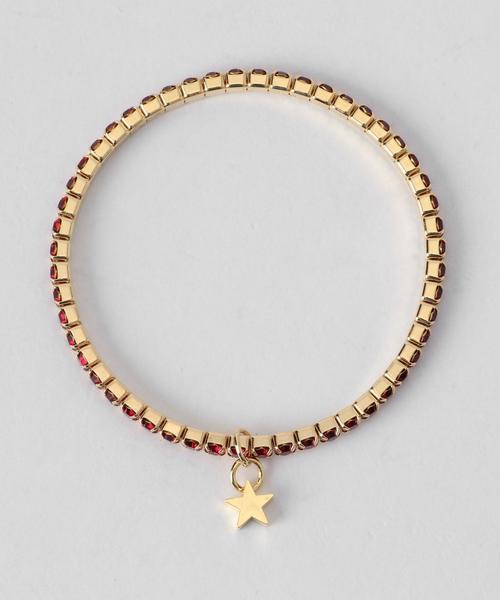 SHIPS for women（シップスフォーウィメン）の「ゴム ブレスレット（ブレスレット・レディース・ライトホワイト/オフホワイト/ブラック/ブラウン系その他/レッド/ブルー/ピンク/グリーン/パープル/グレー/ピンク系その他/オレンジ/ライトブルー/ホワイト/ダークグレー/ワイン/ネイビー・ONE SIZE）」の16枚目の写真