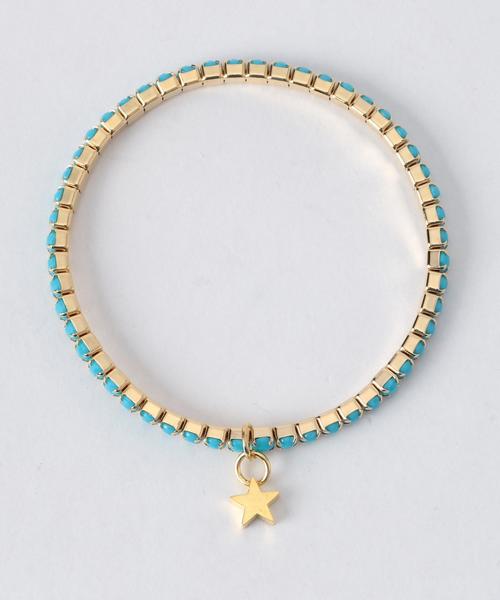 SHIPS for women（シップスフォーウィメン）の「ゴム ブレスレット（ブレスレット・レディース・ライトホワイト/オフホワイト/ブラック/ブラウン系その他/レッド/ブルー/ピンク/グリーン/パープル/グレー/ピンク系その他/オレンジ/ライトブルー/ホワイト/ダークグレー/ワイン/ネイビー・ONE SIZE）」の9枚目の写真