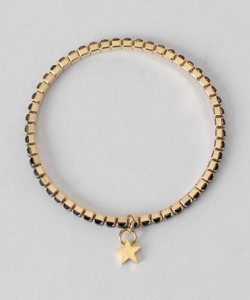 SHIPS for women（シップスフォーウィメン）の「ゴム ブレスレット（ブレスレット・レディース・ライトホワイト/オフホワイト/ブラック/ブラウン系その他/レッド/ブルー/ピンク/グリーン/パープル/グレー/ピンク系その他/オレンジ/ライトブルー/ホワイト/ダークグレー/ワイン/ネイビー・ONE SIZE）」の4枚目の写真