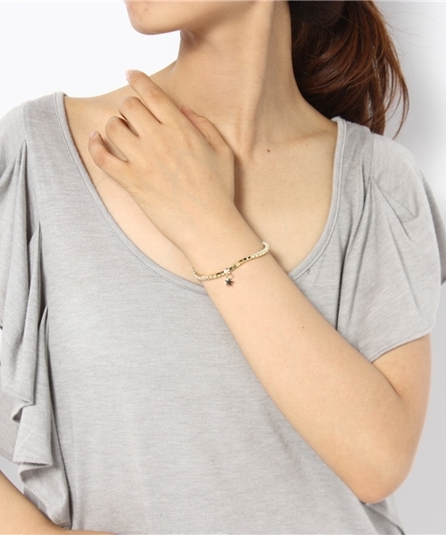 SHIPS for women（シップスフォーウィメン）の「ゴム ブレスレット（ブレスレット・レディース・ライトホワイト/オフホワイト/ブラック/ブラウン系その他/レッド/ブルー/ピンク/グリーン/パープル/グレー/ピンク系その他/オレンジ/ライトブルー/ホワイト/ダークグレー/ワイン/ネイビー・ONE SIZE）」の21枚目の写真