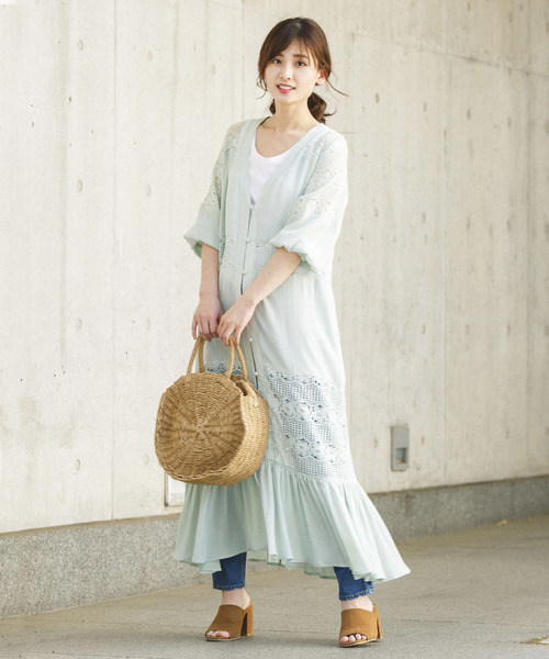 Auli アウリィ の Auli 楊柳 レースワンピース ワンピース Wear